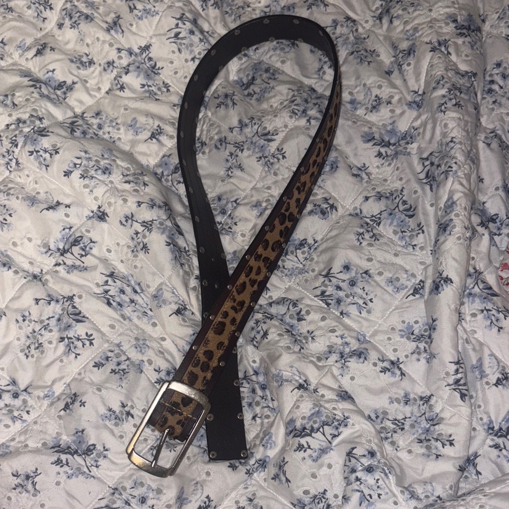 Leopard Print Women's Belt